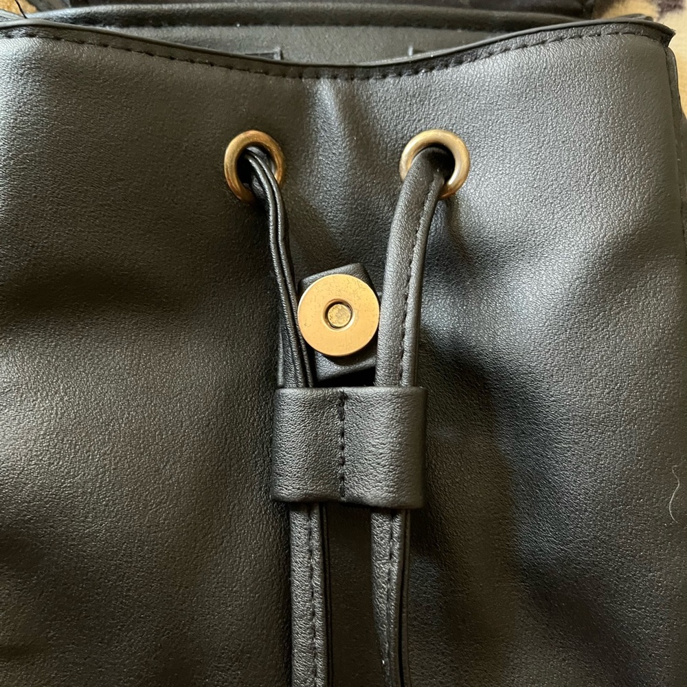 Bebe Euc Black Mini Backpack - image 5